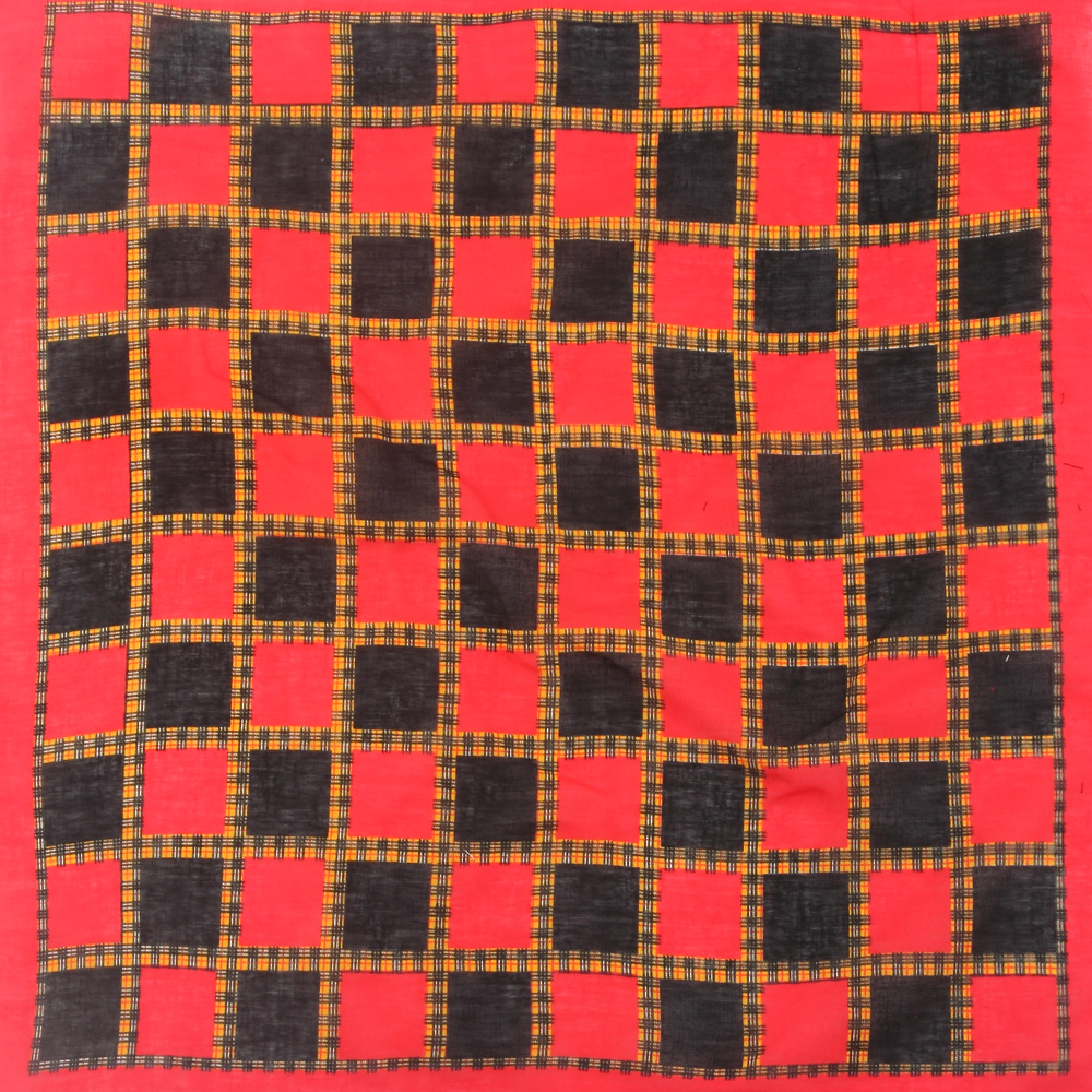 ヒップホップ · スクエアスカーフ 55 センチメートル * 55 センチメートル黒白のチェック柄バンダナ帽子スカーフ女性のための/ 男性/ボーイズ/ガールズ