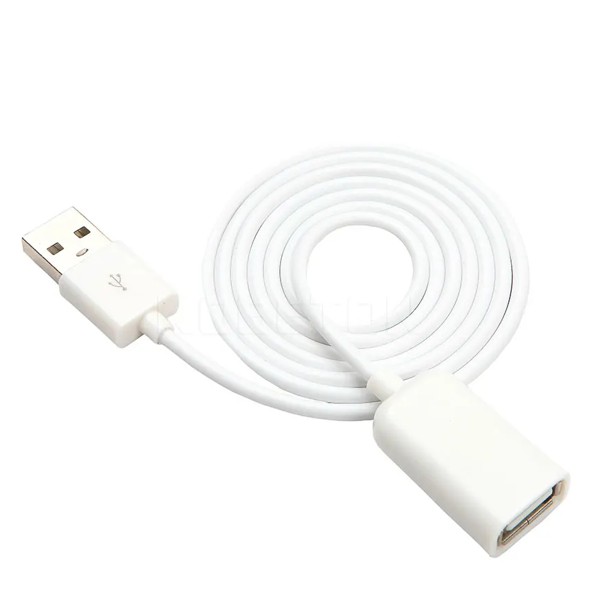 Extensión de datos USB 2,0 A macho A hembra, Cable de carga adicional para iphone 6, enchufe Samsung Note4 S6 Edge, Cable para portátil