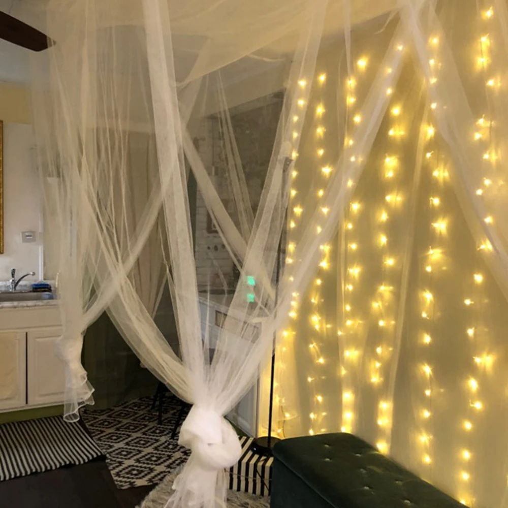 3x1/3x3/2x2m LED Icicle String Lights คริสต์มาสไฟ Fairy Garland บ้านกลางแจ้งสําหรับงานแต่งงาน/ปาร์ตี้/ผ้าม่าน/ตกแต่งสวน