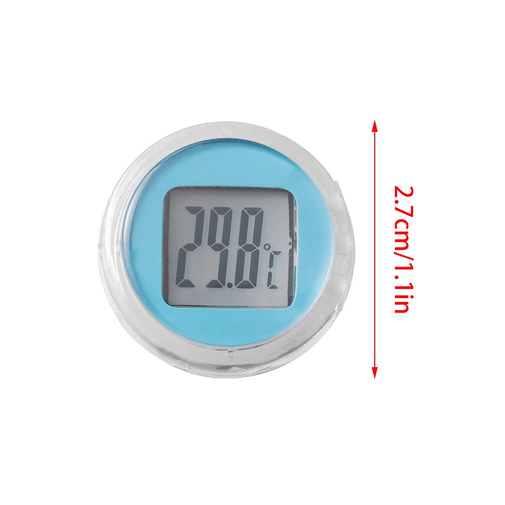 1 Uds. Mini termómetro Digital adhesivo impermeable para motocicleta montaje Celsius termómetro Digital para motocicleta accesorios para motocicleta