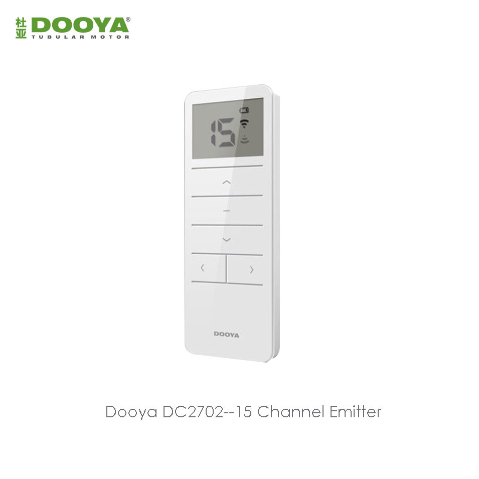Dooya DC2702 15-канальный пульт дистанционного управления для всех двигателей Dooya RF433, беспроводной пульт дистанционного управления, 15 двигателей, управление через стену