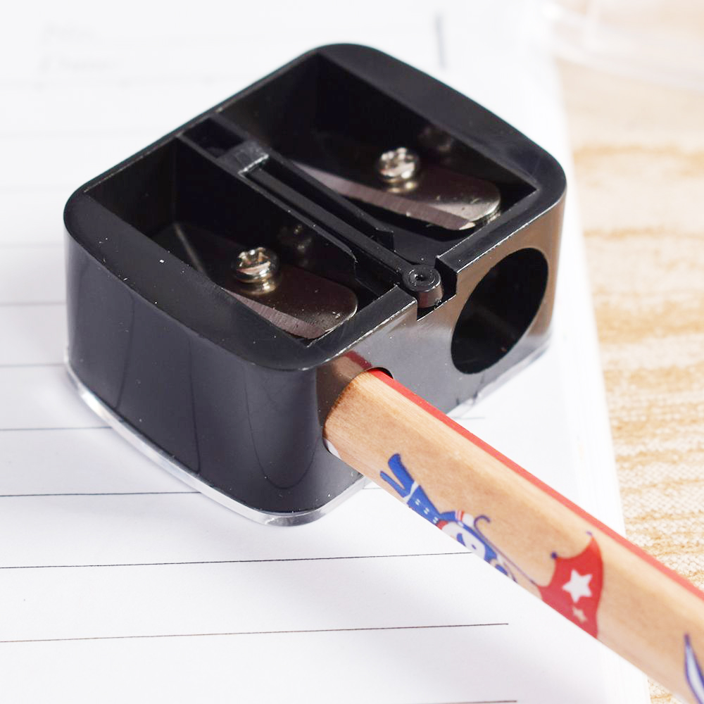 Thời Trang 2 Lỗ Chính Xác Đựng Mỹ Phẩm Dùng Lông Mày Kẻ Eyeliner Pencil Trường Văn Phòng Cung Cấp Tặng Bán