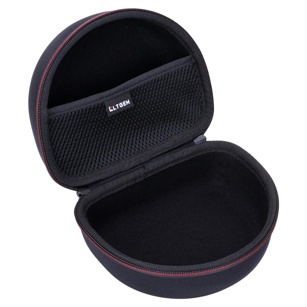 Черный жесткий чехол LTGEM EVA для профессиональных студийных мониторных наушников Audio-Technica ATH-M50x/M50/M70X/M40x/M30x/M50xMG