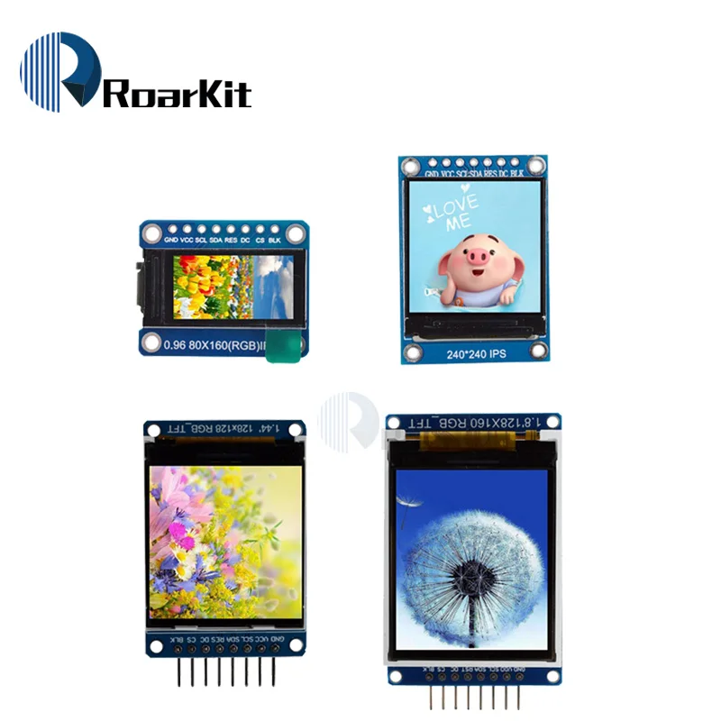 3.3V 1.44 1.8 Inch Màn Hình TFT Màn Hình Hiển Thị LCD Module 128*128 128*160 65K SPI Đủ Màu màn Hình IPS Cho Arduino 51 Thay Thế Màn Hình OLED ST7735