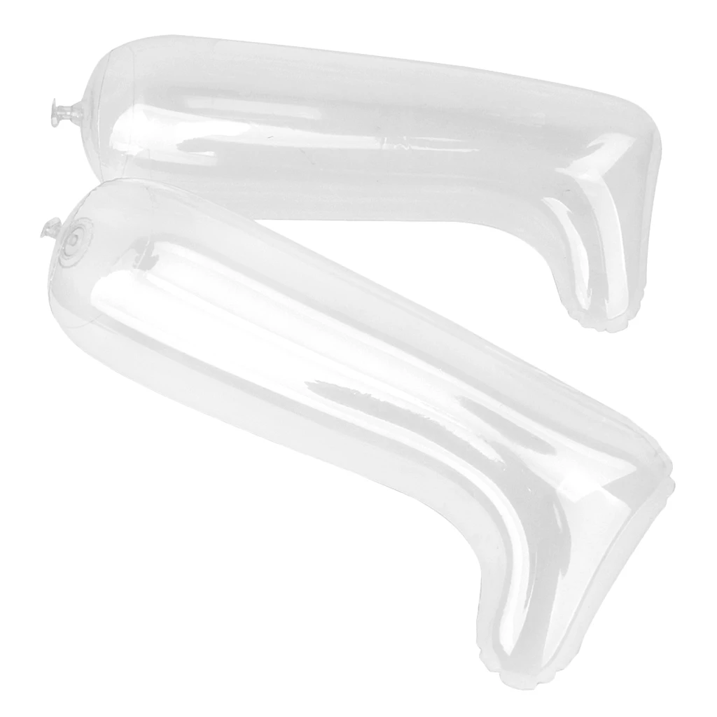 พลาสติก Footful Inflatable Boot รองเท้า Shaper Inserts สนับสนุนขาตั้งผู้ถือเครื่องแต่งกายอุปกรณ์เสริมสำหรับ MID-CALF BOOT CLEAR 30 ซม.