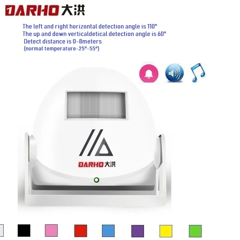 Darho Báo Động Không Dây Khách Hoan Nghênh Bạn Đã Chuông Chuông Cửa Cảm Biến Chuyển Động Cảm Biến Cho Shop Nhập Công Ty An Ninh Bảo Vệ Cảnh Báo Chuông Cửa