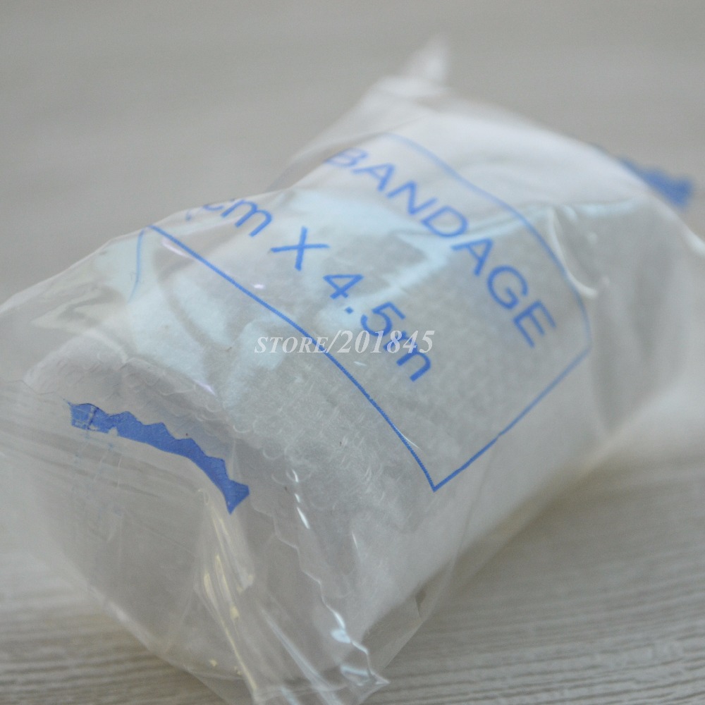 15 Gulungan/Banyak PBT Perban Plester Non Woven Perban Pertolongan Pertama Kit Perlengkapan Medis Tali Elastis Pita 5 CM * 4.5 M
