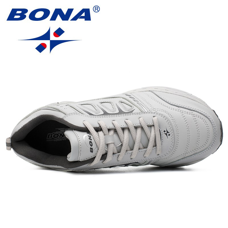 BONA, nuevo estilo, zapatos para correr para hombre, zapatillas para correr al aire libre, zapatillas de senderismo, zapatos atléticos con cordones, cómodos, ligeros y suaves