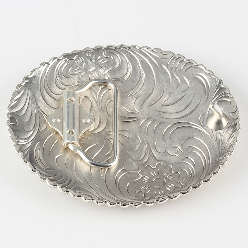 Stierkampfschnalle, goldenes Muster, dichroitische Legierung, Gürtelzubehör, doppelte Farbe