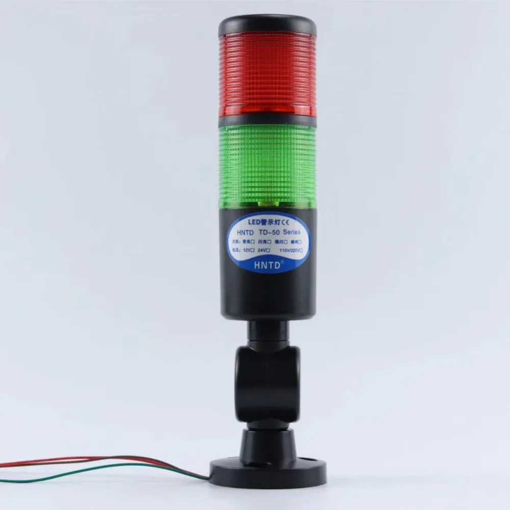 สีดํา 24V อุตสาหกรรมสัญญาณ Tower ความปลอดภัย STACK ALARM Light LED หลายพับ Buzzer ข้อควรระวังไฟเตือน ForMachine