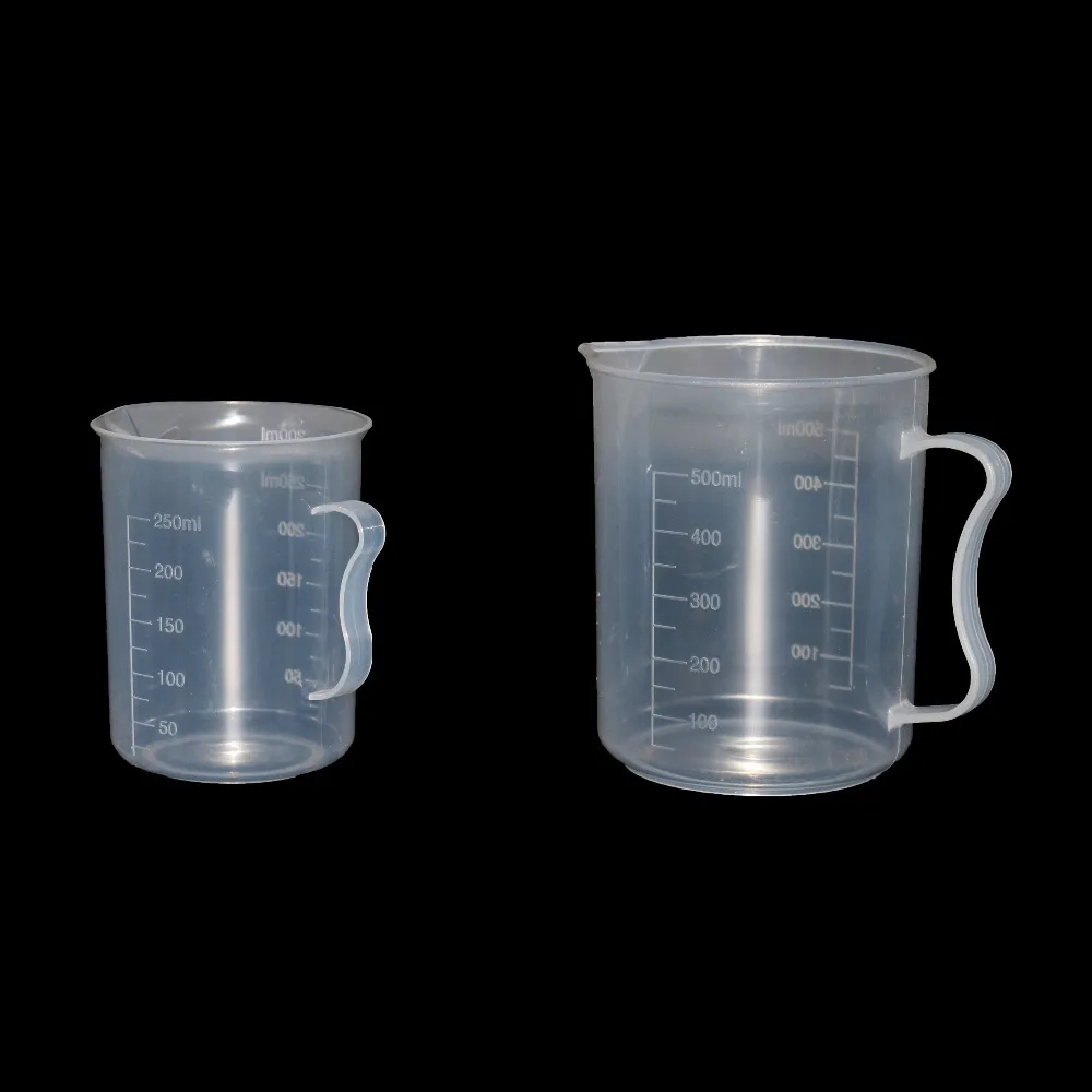250/500/1000/2000ml Trasparente Cucina Laboratorio Misurino in plastica Contenitore volumetrico graduato Strumento 1 Pz
