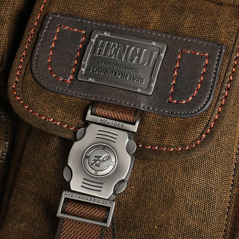 Ruil Multifunctionele Mannen Retro Klassieke Aktetas Aktetas Canvas Vintage Slijtvaste Tassen Leisure Toolkit Pakket