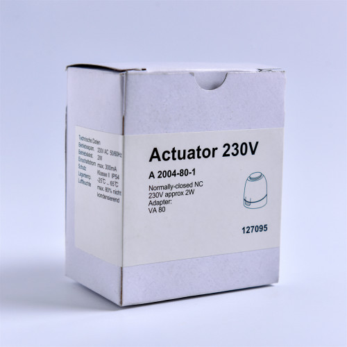 Fußbodenheizungsventil NC AC 230 V elektrischer thermischer Stellverteiler für Fußbodenheizungsthermostat