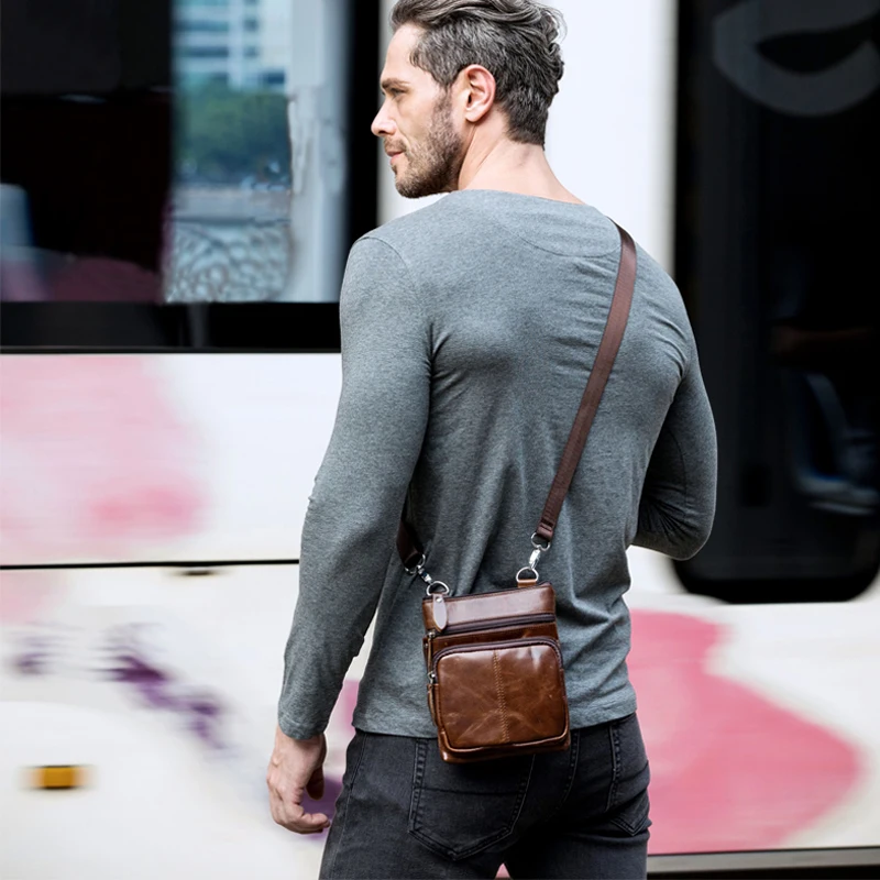 ไหล่Messengerผู้หญิงผู้ชายกระเป๋าCrossbodyของแท้หนังทํางานธุรกิจกระเป๋าเอกสารสําหรับกระเป๋าถือชายPortafolio Retro 2020
