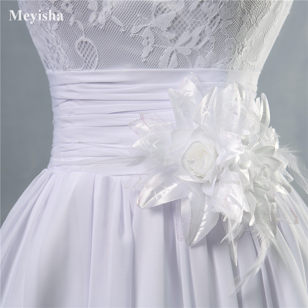 ZJ9016 Customized Sexy Strapless wedding dresses for women 2024 bride Summer Appliques Sleeveless Backless High Bridal Gown