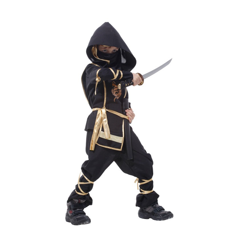 Carnival Trẻ Em Ninja Trang Phục Cosplay Sinh Nhật Mới Năm Đảng Dành Chiến Binh Tàng Hình Sát Thủ Trang Phục