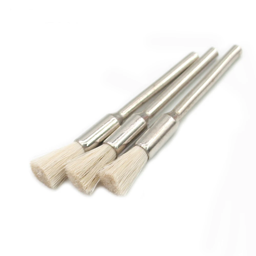 Rullo per lucidatura a rullo con spazzola in lana da 9 pezzi rullo per lucidatura a spazzola morbida per lucidatrice per utensile rotante dremel