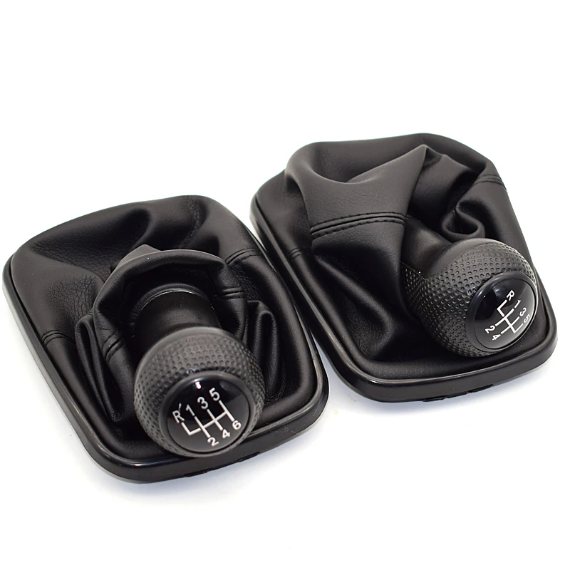 23Mm Dành Cho Xe Volkswagen VW Golf 4 IV MK4 GTI R32 Bora Jetta 5 Tốc Độ Khung Đen Bánh Răng Chuyển Dịch Núm Vặn lever Tem Mạc Khởi Động 1999-2004