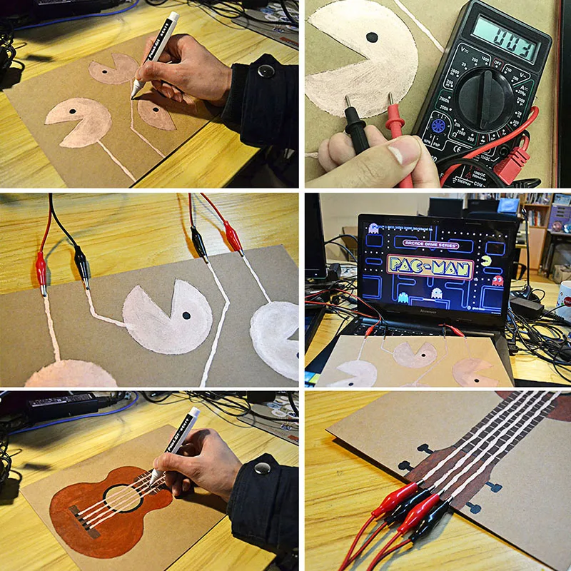 Bolígrafo de tinta conductora Electronic circuito integrado, bolígrafo de impresora 3D mágico, bricolaje, estudiante, educación, regalos de aprendizaje