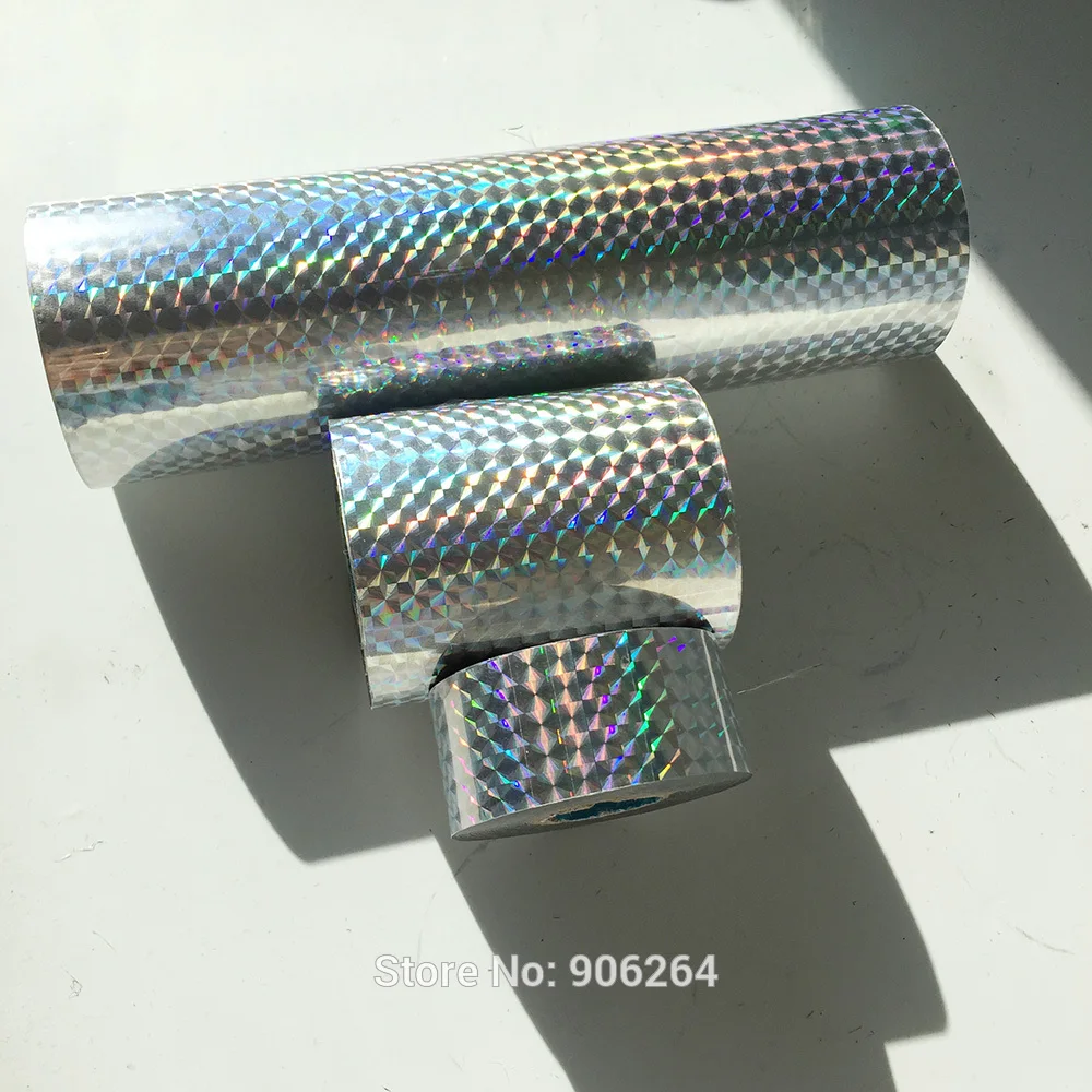 Feuille d'estampage à chaud avec laser holographique, argent uni, GT Box, frais d'expédition, le plus récent