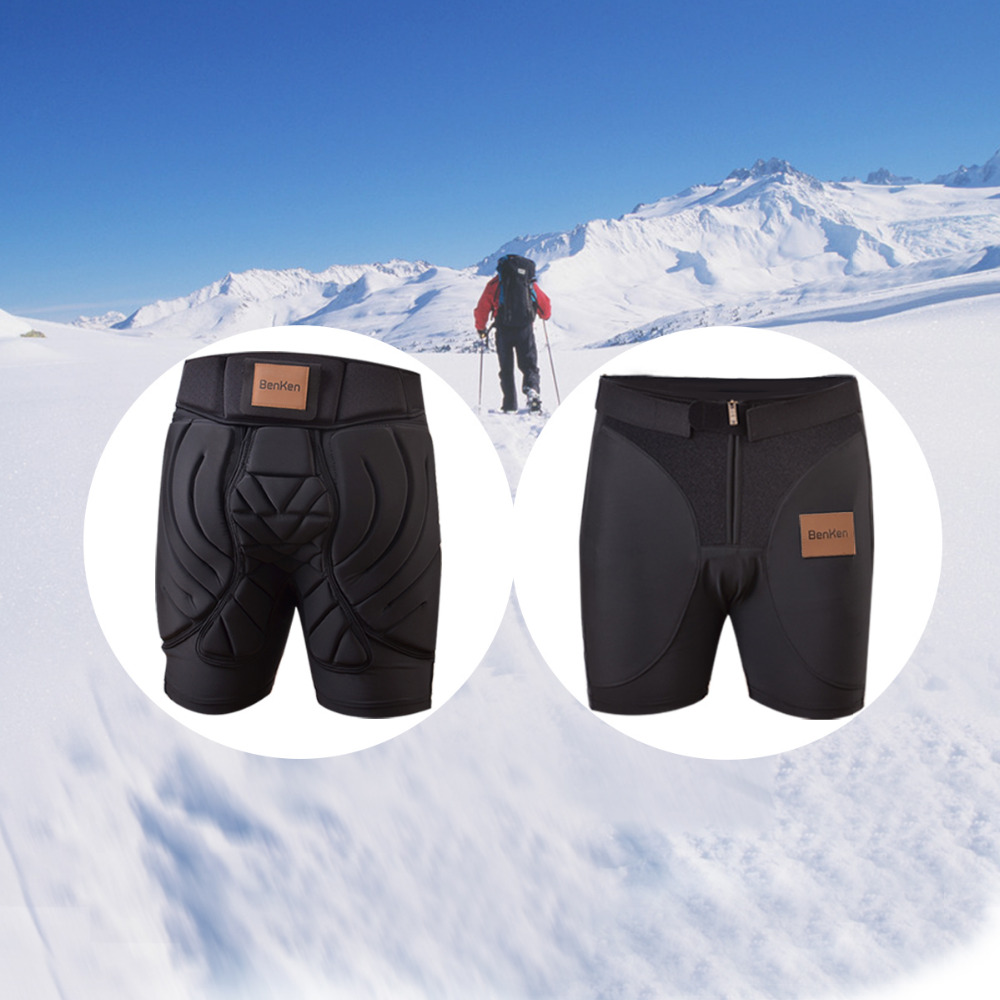 Butt Pads Snowboarding Impact Shorts Premium Shorts Hip Protector for Men Women Protective Tailbone Padded Skating Ski