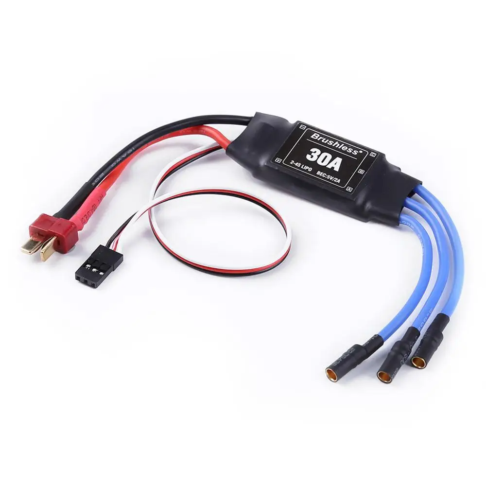 XXD Brushless 30A ESC 2-4S Electric Speed Controller 5V 2A BEC สําหรับ Rc Multicopter เฮลิคอปเตอร์เครื่องบิน