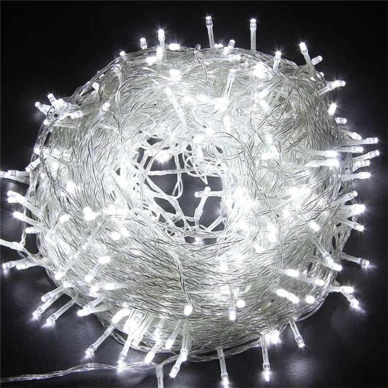 ความแปลกใหม่ 600 LEDs 100M Flasher String สําหรับกลางแจ้ง/ในร่มงานแต่งงานต้นคริสต์มาส Twinkle Fairy ไฟตกแต่ง