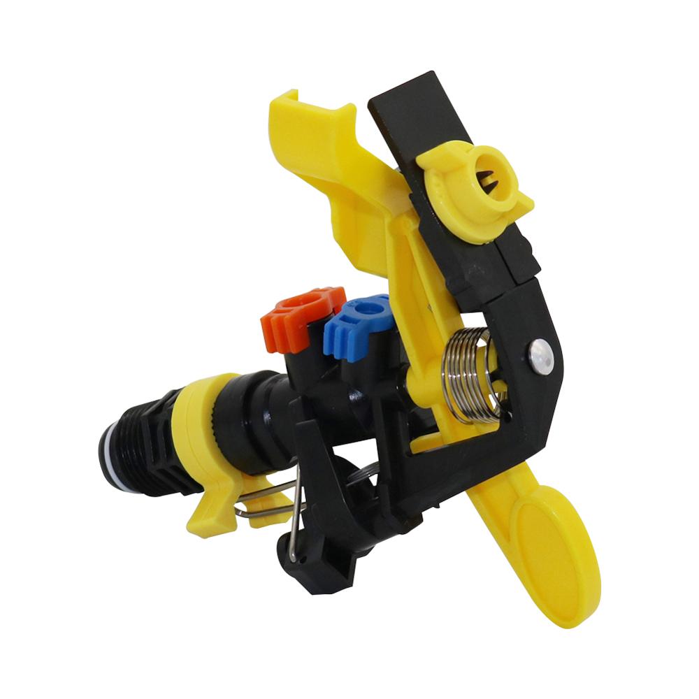 ปรับ Spiked Rocker Impact Sprinkler สวนการเกษตรรดน้ําหัวฉีดสนามหญ้ารดน้ําชลประทาน 360 องศา Rotary Jet