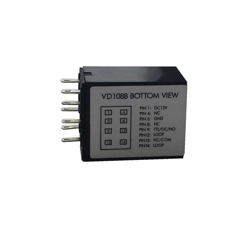 Detector de vehículo de bucle único VD108B para sistema de estacionamiento de puerta de barrera, salida de nivel TTL