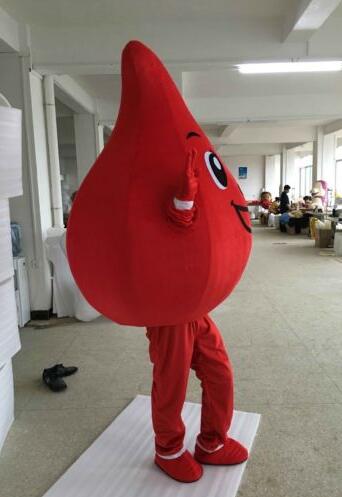 Dewasa Baru Penjualan Terbaik Drop Darah Maskot Kostum Natal Kostum Halloween Kostum Maskot