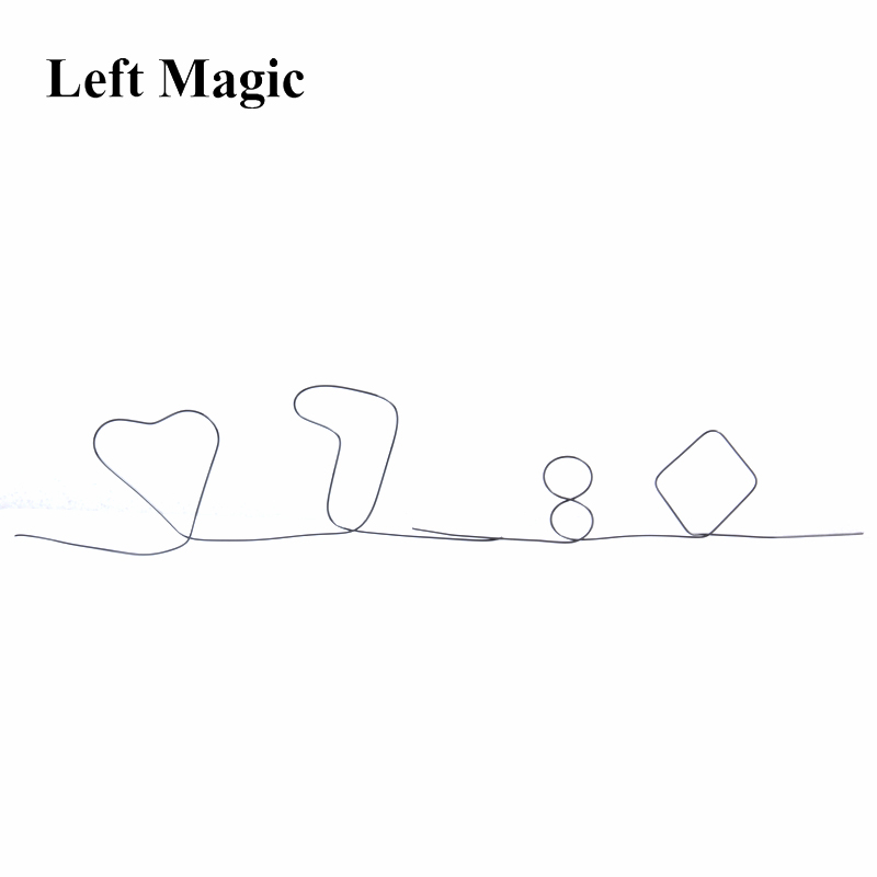 1 Chiếc Bán Sihir Nhớ Dây Kim Loại Lửa Dự Đoán Trái Tim 7 Trò Ảo Thuật Magic Show Cận Sát Phép Thuật Ảo Ảnh 82060