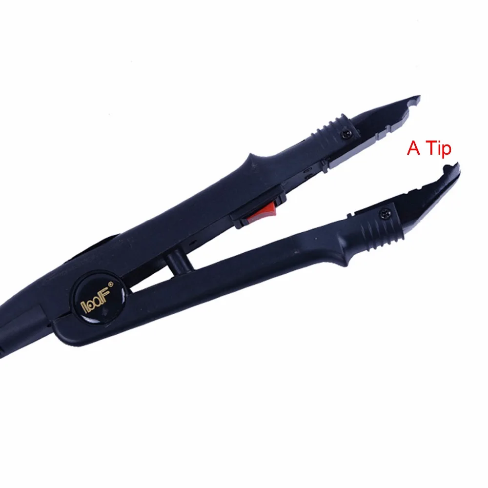 Plancha de calor de temperatura constante con punta JR-611 A/B/C para extensión de cabello, herramientas de fusión de queratina, conector de cabello, 1 ud.