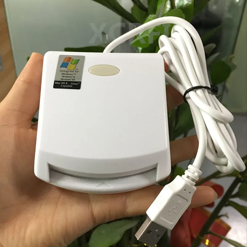 ISO7816 Contatto EMV SIM eID Lettore di schede Smart Chip Programmatore per scheda chip di memoria a contatto + 2 schede di prova e kit SDK