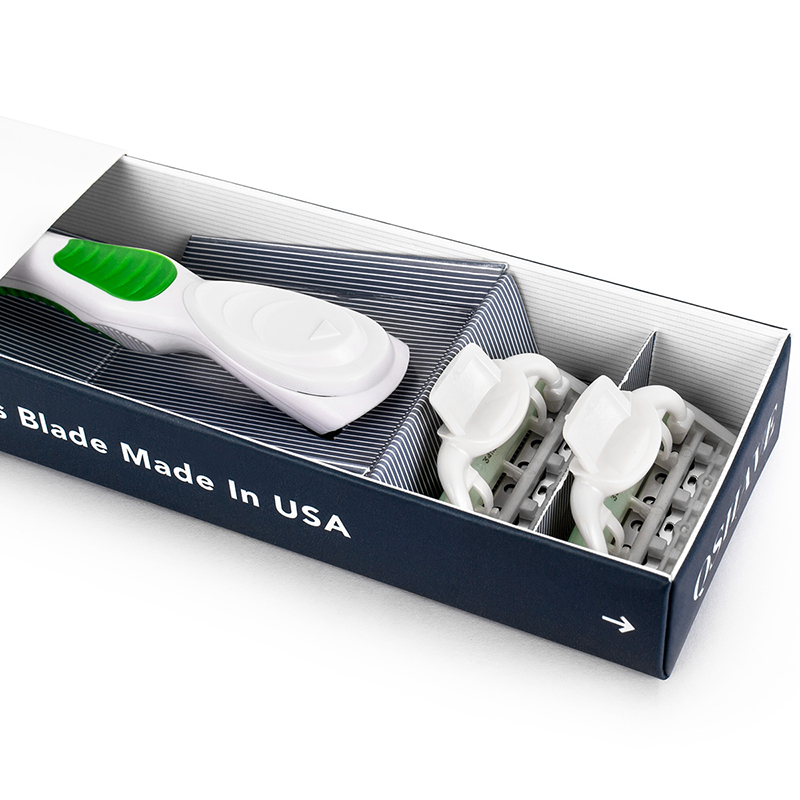 QShave Xanh Series 5 Lớp X5 Lưỡi Dao Nữ Bikini Chân Máy Tẩy Lông Kiêm Lễ Tình Nhân Tặng