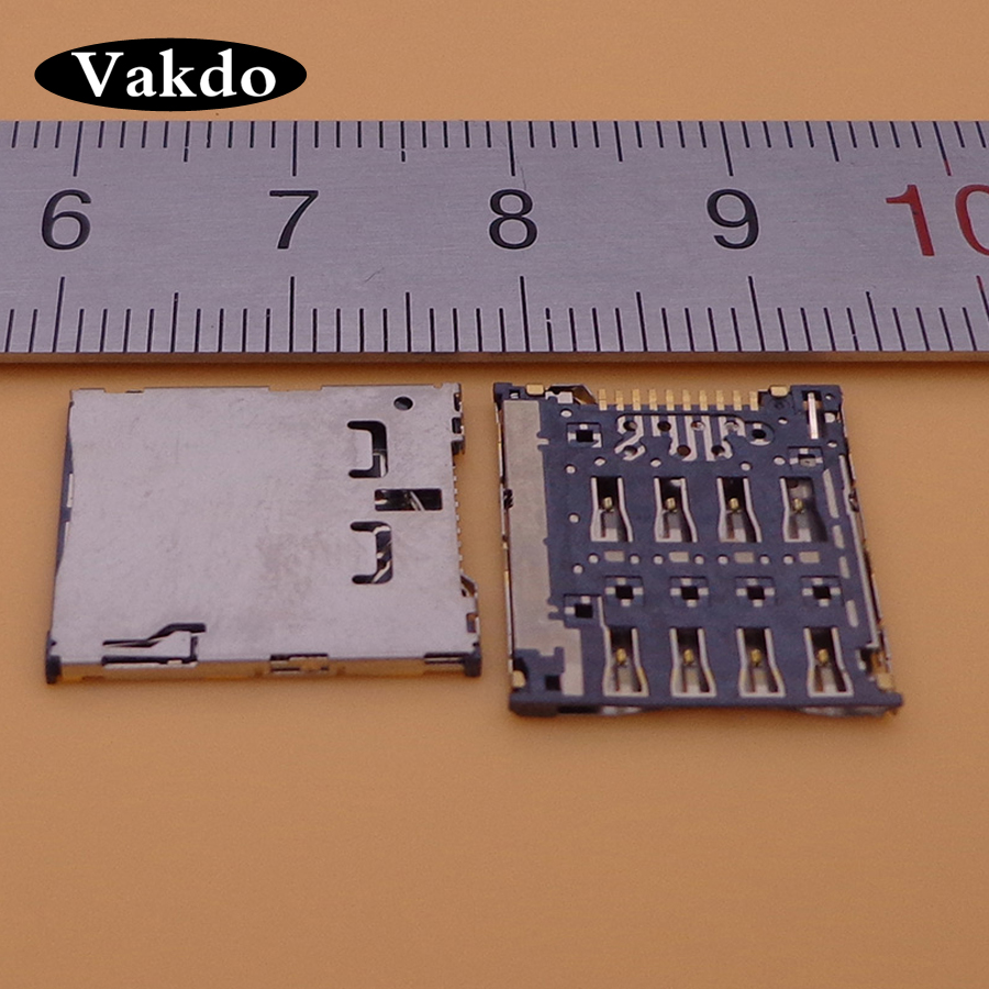 1-2 Stück Micro-SIM-Kartenleser Steckplatz fach Steckdose Anschluss für Samsung Galaxy S4 Zoom C101 i8730 TCL S820 Halter