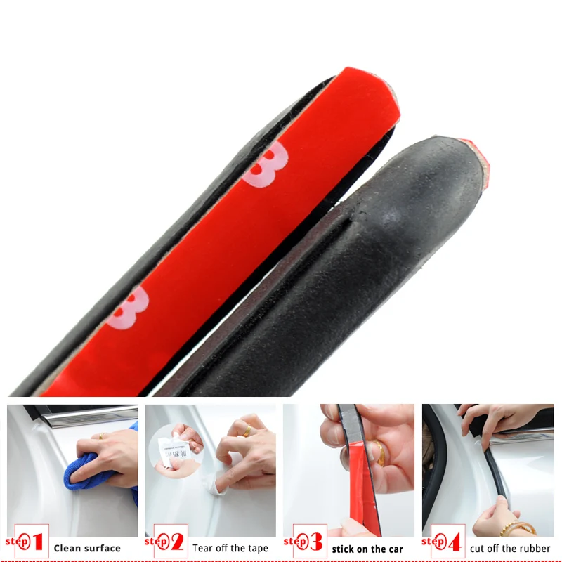 2 Chiếc Cửa Xe Cao Su Dây Chất Độn Cửa Xe Ô Tô Weatherstrip Cho B Trụ Cột Bảo Vệ Keo Dải Silicon Cho Tự Động