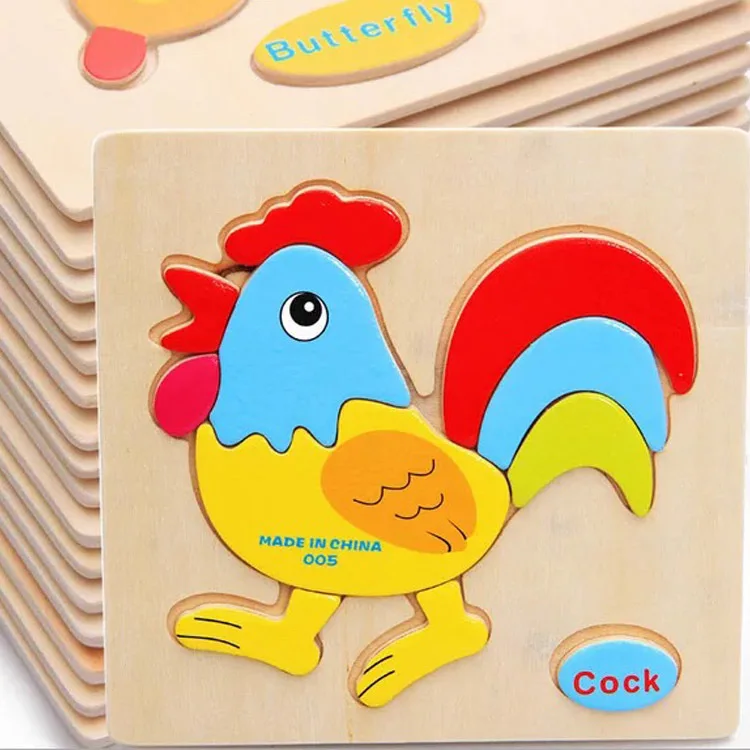 3D Đồ Chơi Xếp Hình Ghép Hình Gỗ Đồ Chơi Dành Cho Trẻ Em Gỗ 3D Hoạt Hình Hình Ghép Hình Trí Thông Minh Trẻ Em Đồ Chơi Giáo Dục Sớm cho trẻ em