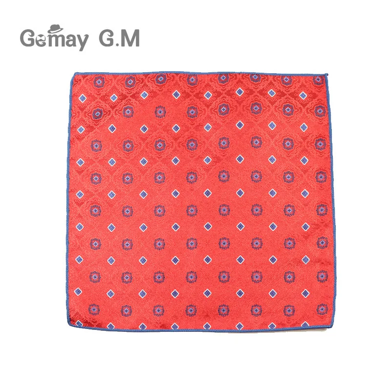 Mouchoirs à pois rayés pour hommes, mouchoirs carrés de poche en polyester, olympiques d'affaires formels, serviette de poitrine, cadeau populaire, marque classique, mode
