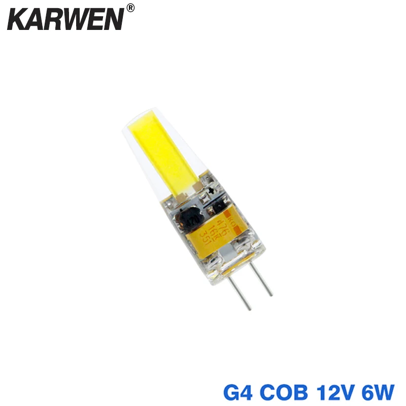 Nuova lampada LED G4 G9 3W 6W 9W COB Lampadina LED E14 AC DC 12V 220V Lampada LED G9 COB 360 Fascio Lampada G4 COB Luci Sostituisci alogene