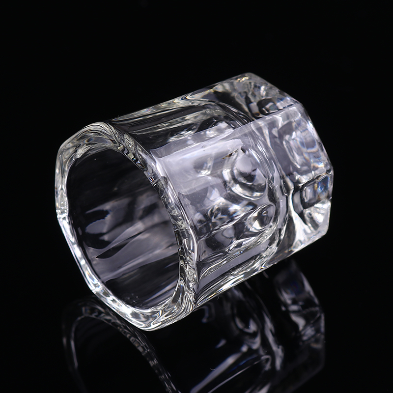 1 Kính Pha Lê Acrylic Acrylic Bột Lỏng Móng Cốc Dappen Món Ăn Nắp Bát Cốc Thiết Bị Dụng Cụ Sửa Móng Tay