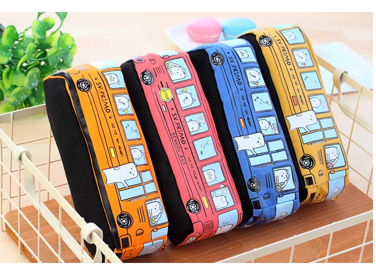 1 Máy tính Sáng Tạo lớn Bạt Phủ Xe Ô Tô Đựng Đồ Dùng Học Tập Bút Chì Trường Hợp Túi Cô Gái Bé Trai Văn Phòng Phẩm Bút Túi lưu trữ giá đỡ