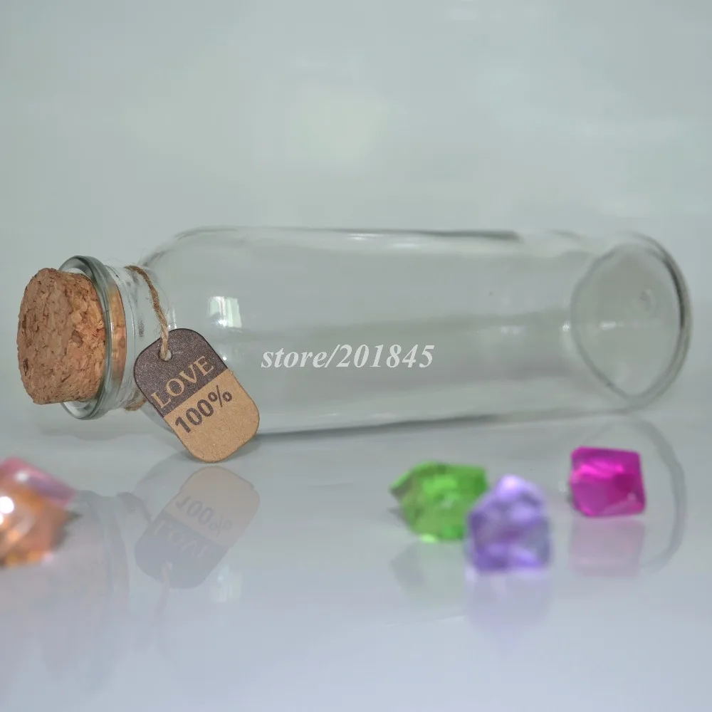 20 Pcs/Lot Kecil Jelas Cork Stopper Botol Guci Wadah Kaca Pijat Thanksging Natal Decration Hadiah Botol Ingin