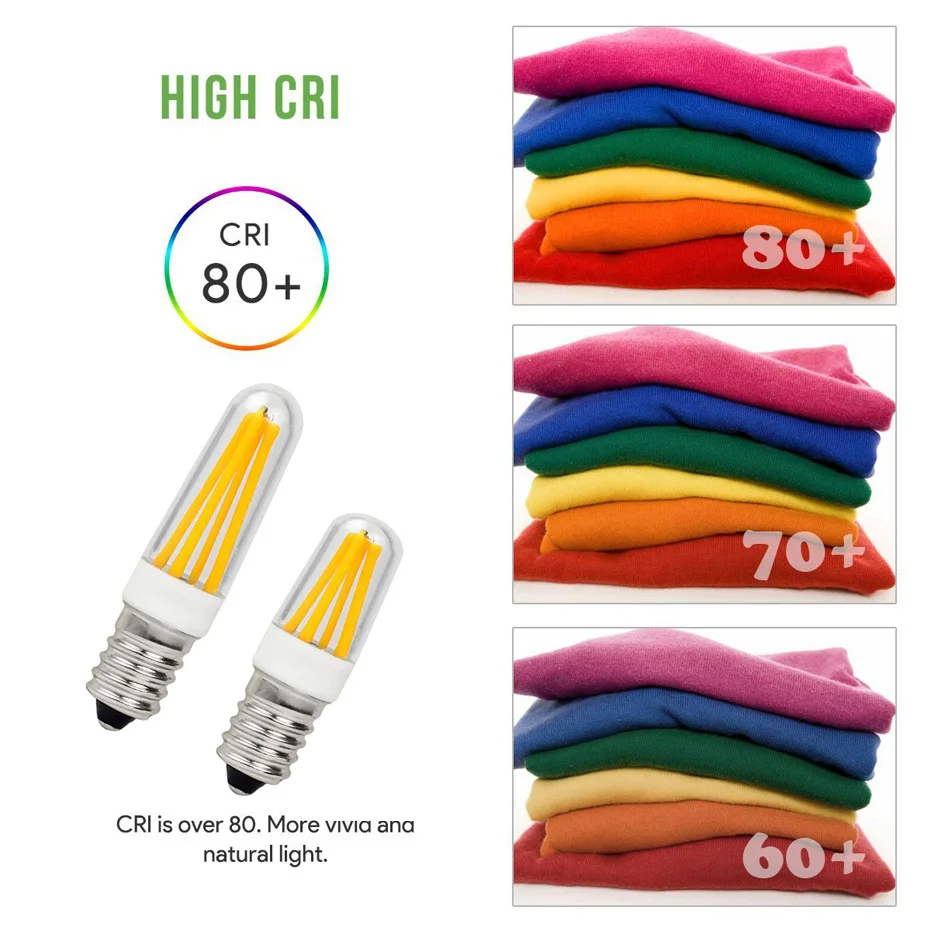 Ultra Bright E12 E14 Led Lamp AC220V 110V 2W 4W Filament Light 360 Degree LED Bulb Replace Halogen 40W Chandelier Lights