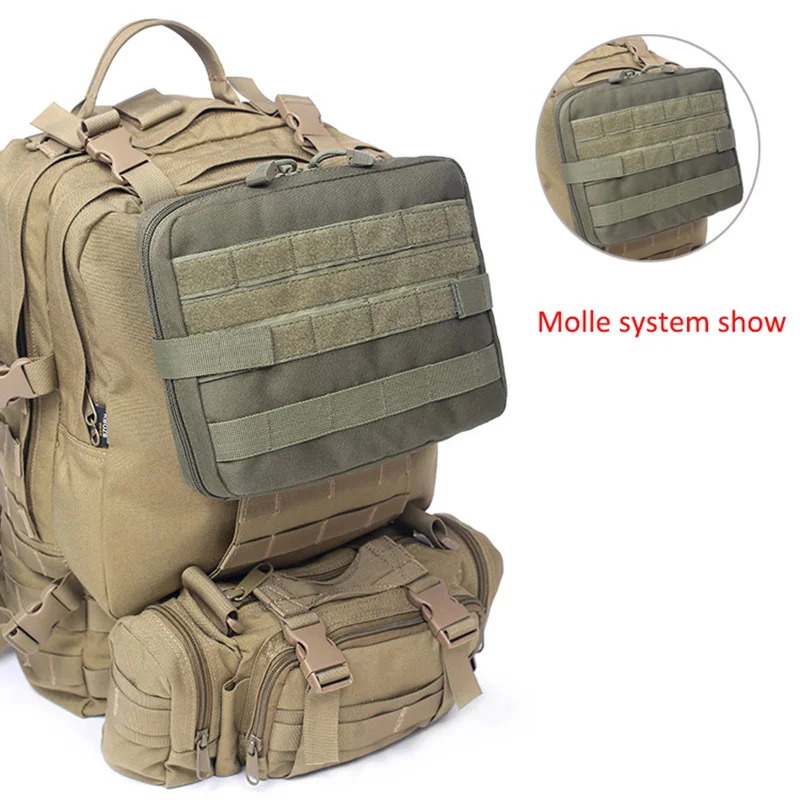 Kit de herramientas, bolsa táctica, mochila MOLLE, bolsa para deportes al aire libre, bolsa de nailon 1000D impermeable multifunción, bolsa para Kit de herramientas médicas