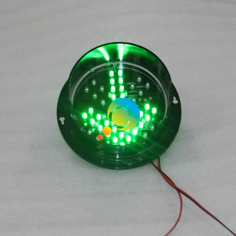 DC12V oder DC24V Neu eingetroffene exklusive 125-mm-LED-Ampeln mit rotem Kreuz und grünem Pfeil