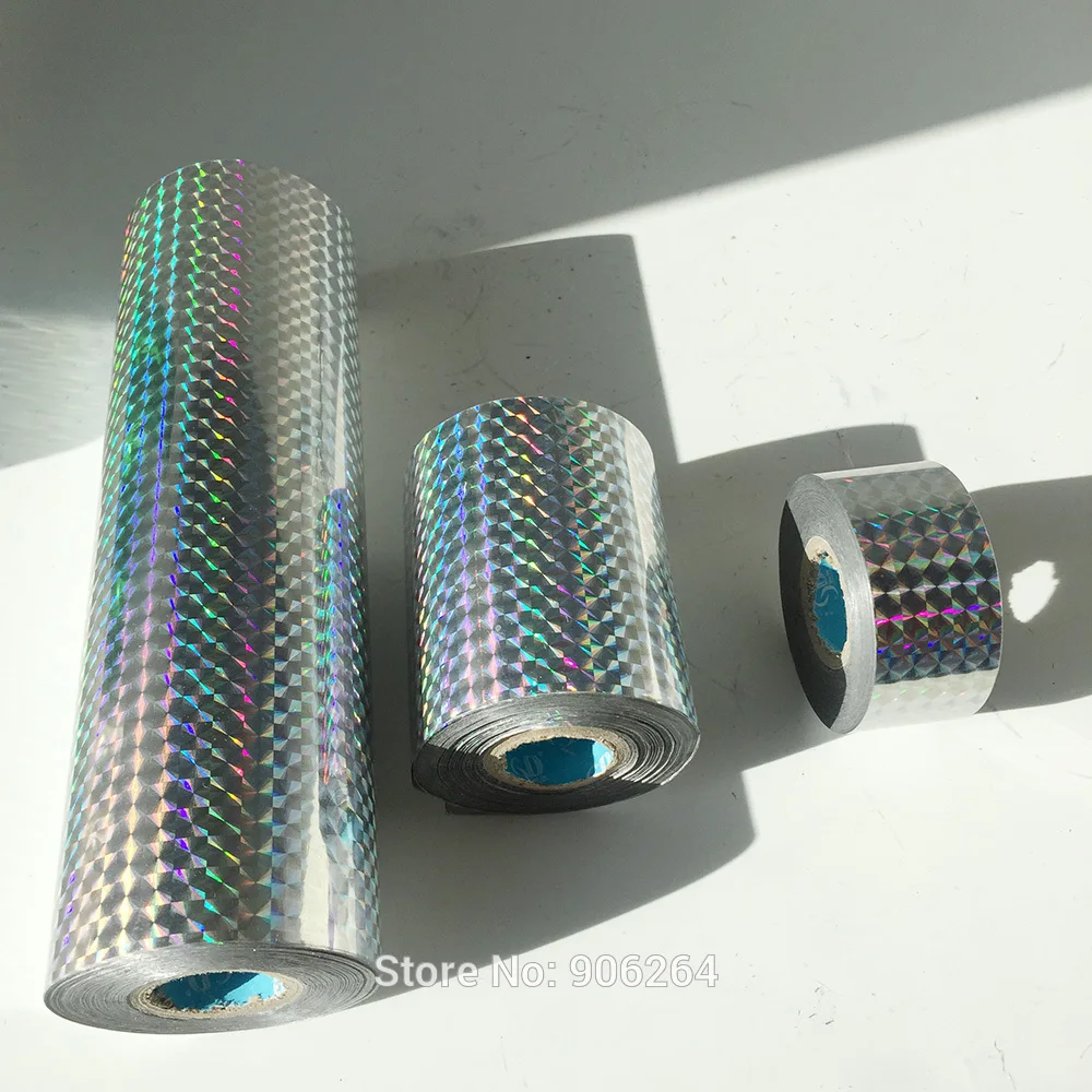 Feuille d'estampage à chaud avec laser holographique, argent uni, GT Box, frais d'expédition, le plus récent