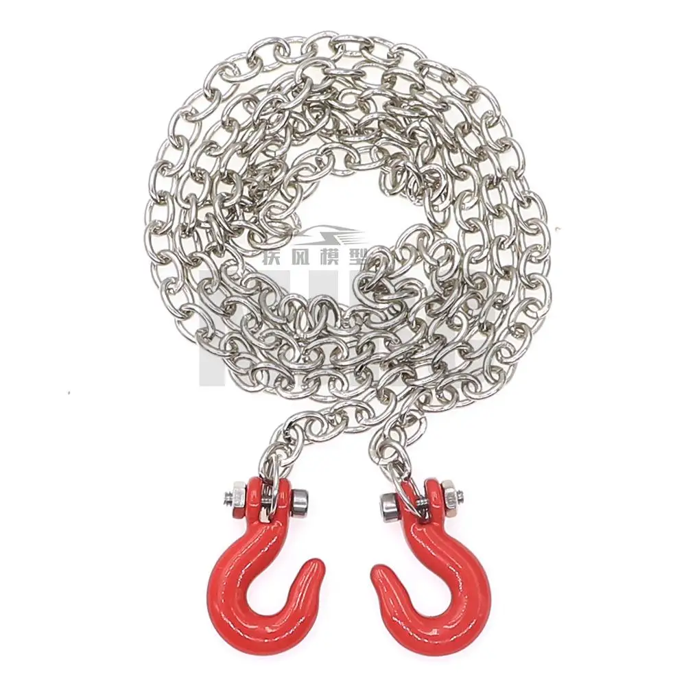 Rc Tow Trailer Chain Hook Shackles Mini การใช้ถังน้ํามันกลองสําหรับ 1/10 Crawler รถ Axial Scx10 D90 Cc01 D110 Tf2 Trax Trx4 Trx6