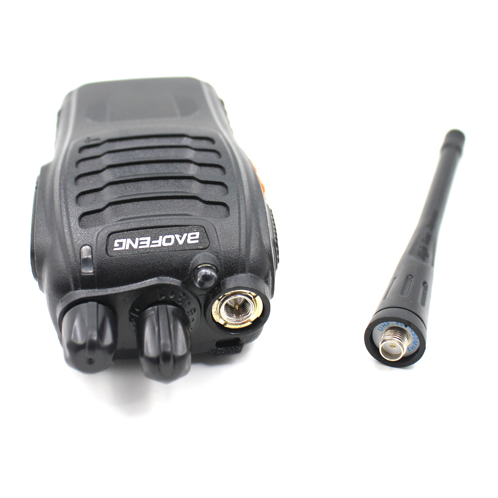 10 ชิ้น/ล็อต Baofeng BF-888S สูงสุด 5W วิทยุ 16 Channes UHF 400-470NHZ มือถือวิทยุ bf888s Walkie Talkie Transceiver