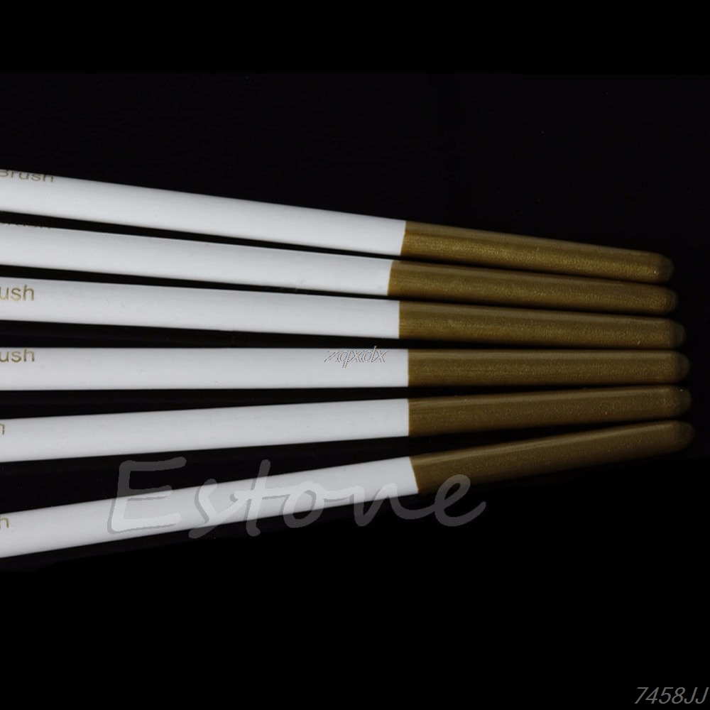 Лидер продаж, 6 шт./компл. нейлоновая круглая кисть для покраски с крючком