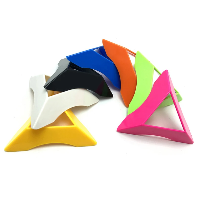 Soporte de cubo de Color 2x2 3x3 4x4, 10 Uds., velocidad mágica de alta calidad, soporte de Base de cubo de plástico, juguetes educativos de aprendizaje
